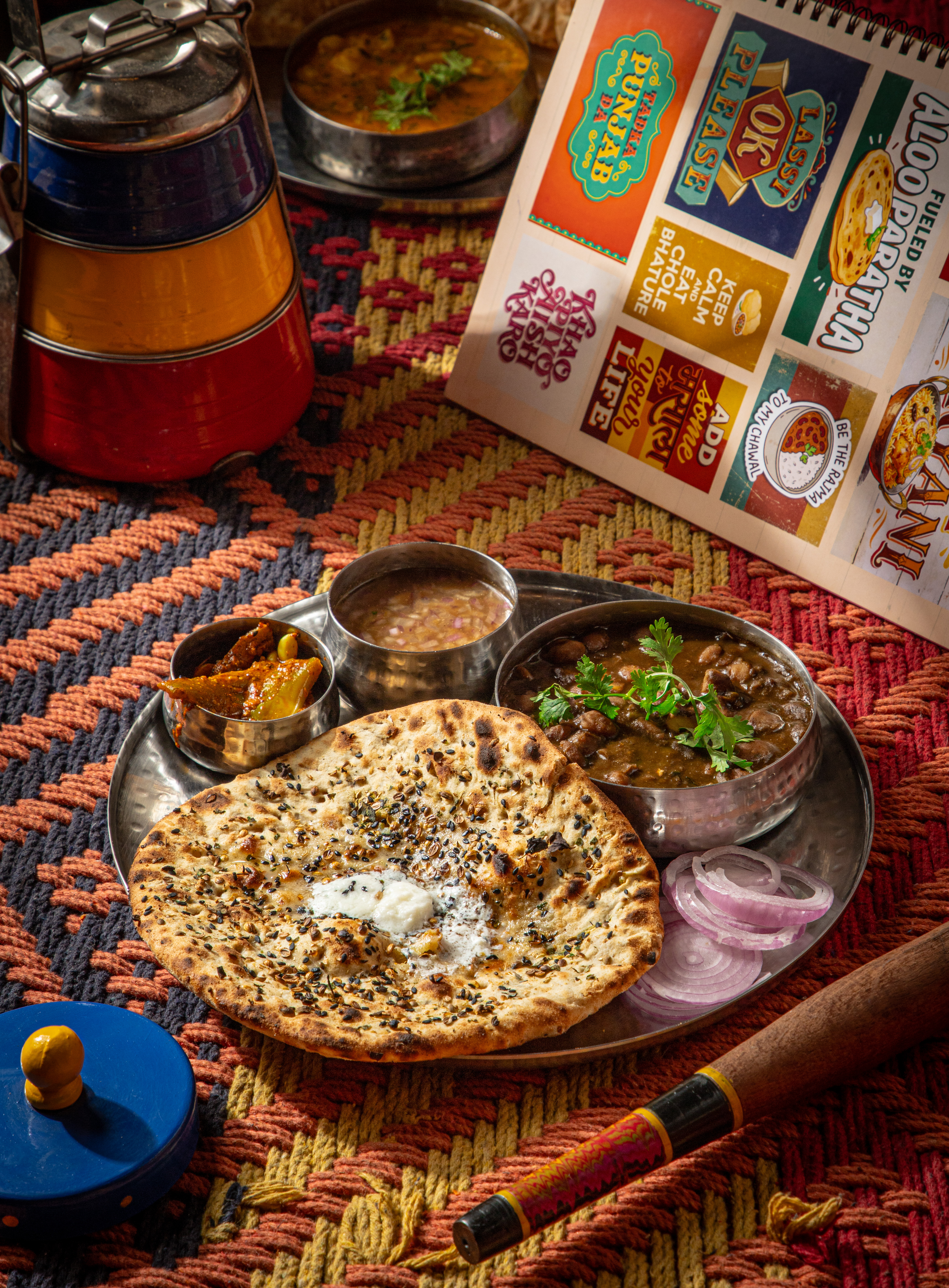 Amritsari Kulcha Plate